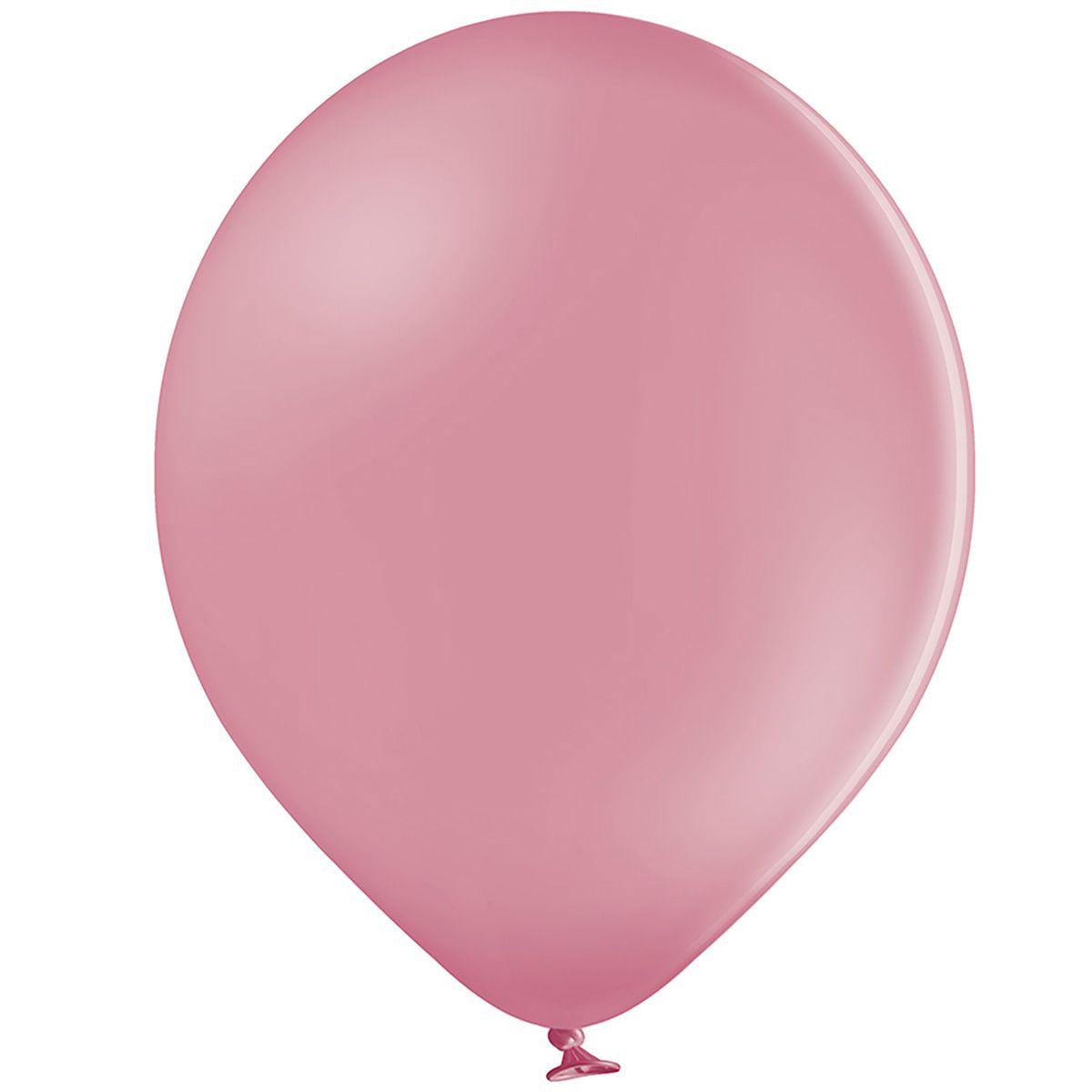 Латексна повітряна куля без малюнка Belbal Пастель димчасто-рожева Wild Rose 487\12" 30 см