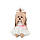 М&apos;яка іграшка 37 см Lucky Yoyo Елегантність із каркасом ORANGE Lucky Dog LD2/040, фото 7