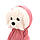 М&apos;яка іграшка 37 см Lucky Mimi Полуничне морозиво з каркасом ORANGE Lucky Dog LD4/084, фото 7