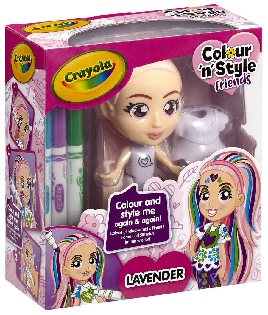 Набір для творчості Стильні дівчата Лаванда Colour n Style Crayola 918940.005