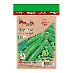 Насіння Горох Торнадо, 100 г, /Традиция/ Садиба центр