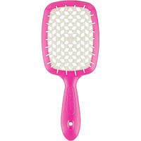 Щітка для волосся Janeke Superbrush Малиновий з білим