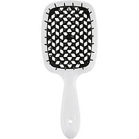 Щітка для волосся Janeke Superbrush Білий із чорним