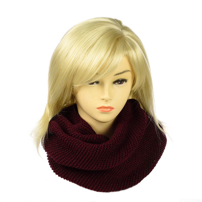 Снуд-восьметка бордовий