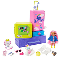 Barbie Extra Minis Набор игровой мини дом Барби Экстра Мини кукла с питомцами Барби подросток