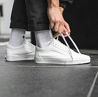 Мужские кеды Vans Old Skool White ванс олд скул