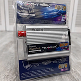 Перетворювач напруги TECHNOMAX 12V-220V 600 W, Інвертор в автомобіль, фото 3
