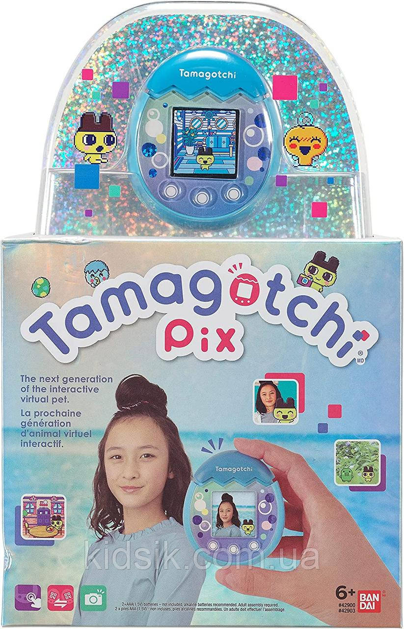 Тамагочі Пікс Блакитний Tamagotchi Pix — Ocean (Blue) BANDAI, фото 1