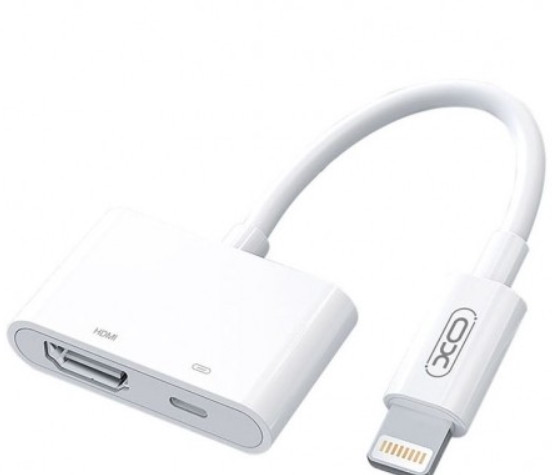 USB-хаб XO HUB005 Lightning input HDMI output / 1080P White