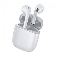 Наушники Bluetooth Baseus Encok True Wireless Earphones W04 White