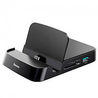 Док-станция Baseus Mate Docking Type-C mobile phone intelligent HUB docking station Black