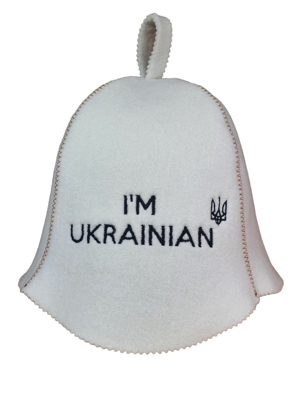 Шапка для сауни, I am Ukrainian, штучна повсть, Saunapro