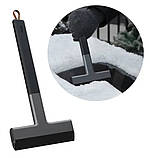 Автомобільний скребок для льоду та снігу Baseus Quick Clean Car Ice Scraper Чорний/Сірий, фото 2