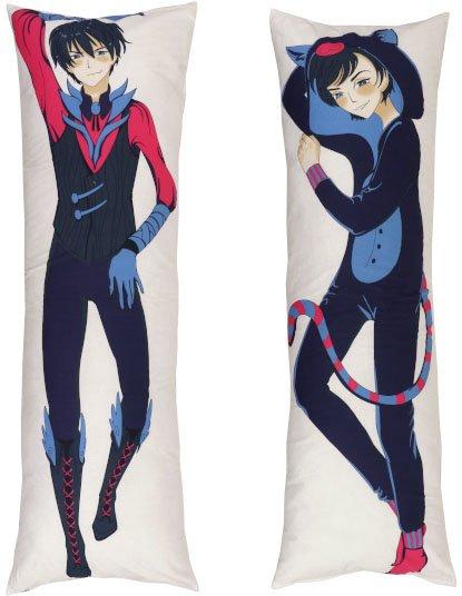 Декоративна подушка-обіймашка Дакімакура "Ріо" 50х140 см на блискавці Двостороння подушка для обіймів, фото 1