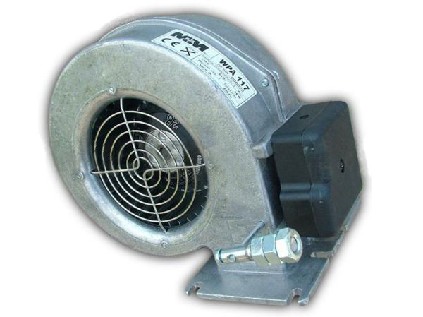 Нагнітальний вентилятор для котла на твердому паливі М+М WPA 117 (ВПА-117) 180 м3/год