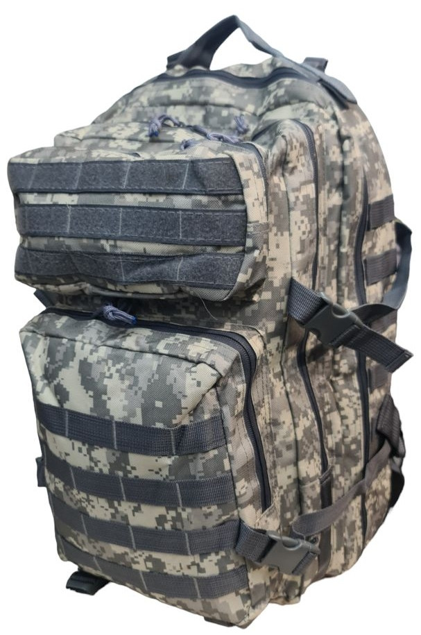 Тактичний рюкзак військовий міцний армійський піксельний місткий на 50 літрів