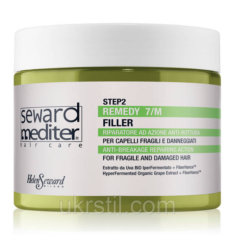 Відновлююча маска-гель проти ламкості Remedy Filler 7/M Seward Mediter, фото 1