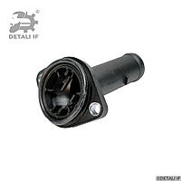 Фланец пласмасовий патрубок охлаждающей жидкости Polo Volkswagen 1.2 1.4 1.9d 045121121A 03G121121F