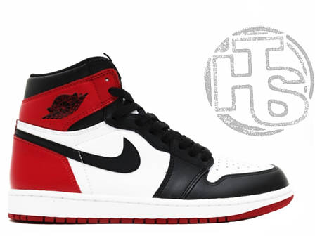 Чоловічі кросівки Air Jordan 1 Mid Gym Red Black White 554724-122 (с мехом), фото 1