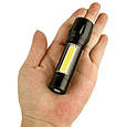 Портативний кишеньковий ліхтар BL-511 з акумулятором, фото 4