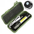 Портативний кишеньковий ліхтар BL-511 з акумулятором, фото 2