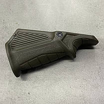 Рукоятка перенесення вогню DLG Tactical (DLG-049-green), колір Олива, горизонтальна, на планку Picatinny, упор на цівку, фото 5