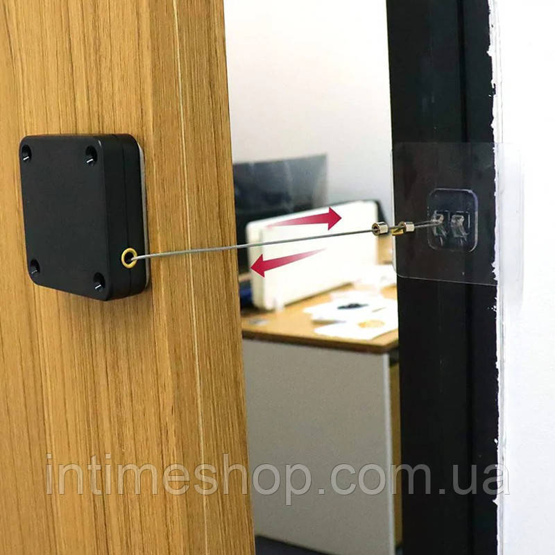 Доводчик дверей з металевим кабелем AutoMatic Door Closer дотягувач дверей | дотяжка дверей