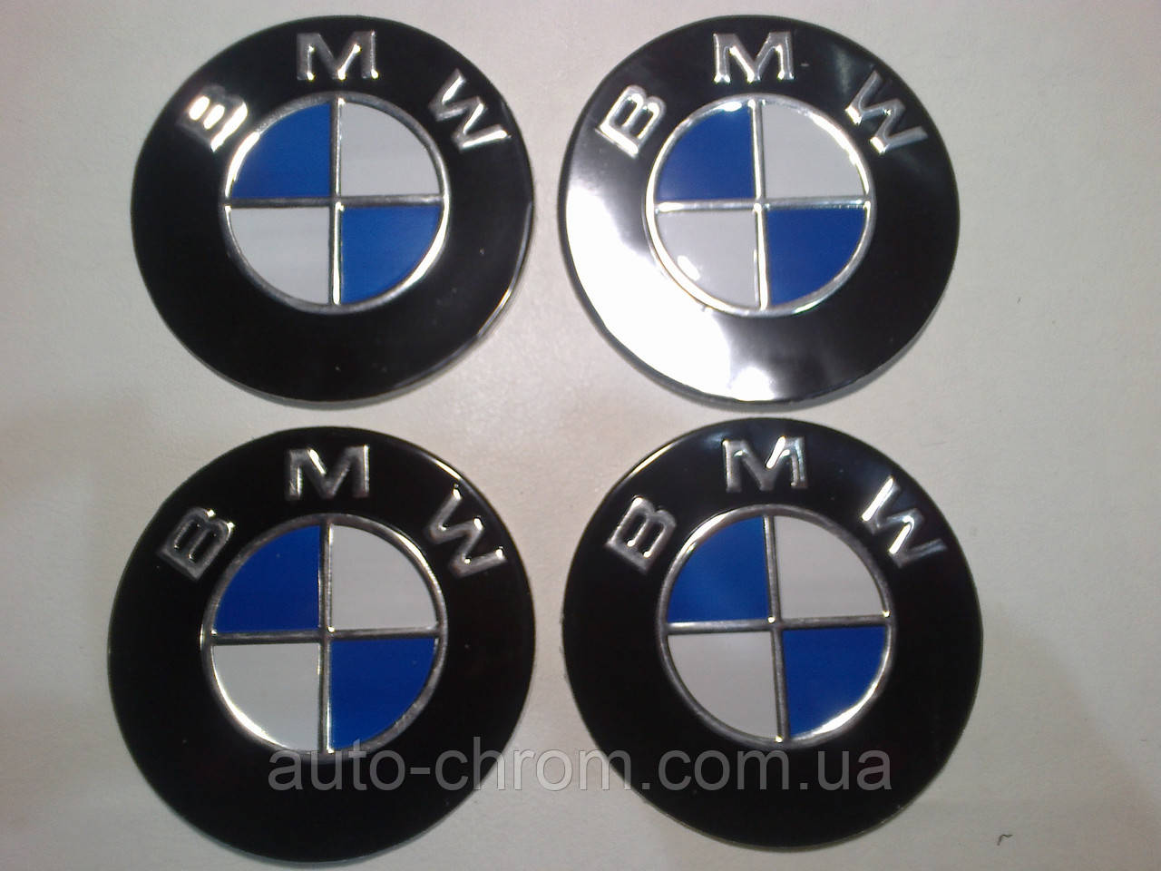 Наклейки на ковпаки BMW 90 мм