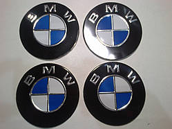 Наклейки на ковпаки BMW 90 мм