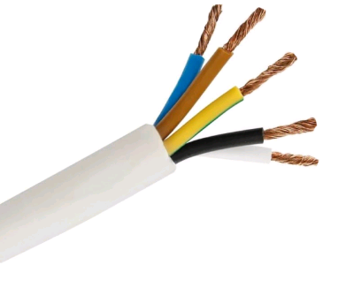 Кабель, провід ПВС 5х0,75 ЗЗКМ Запоріжжя круглий, фото 1