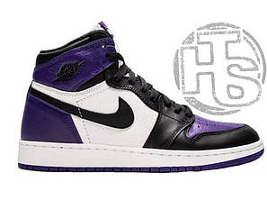Чоловічі кросівки Air Jordan 1 Retro High Court Purple (с мехом) 575441-501, фото 1