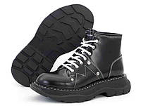 Женские кроссовки McQueen Ankle Boots Black
