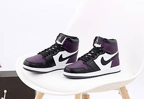 Чоловічі кросівки Air Jordan 1 Retro High Court Purple (с мехом) 575441-501, фото 3