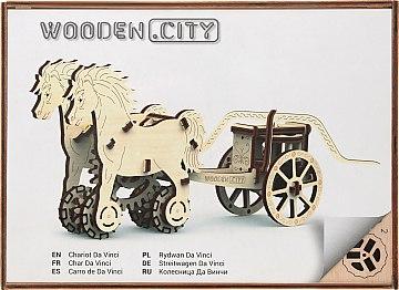 Конструктор із фанери Wooden City Колесниця Да Вінчі (Chariot Da Vinci), фото 1
