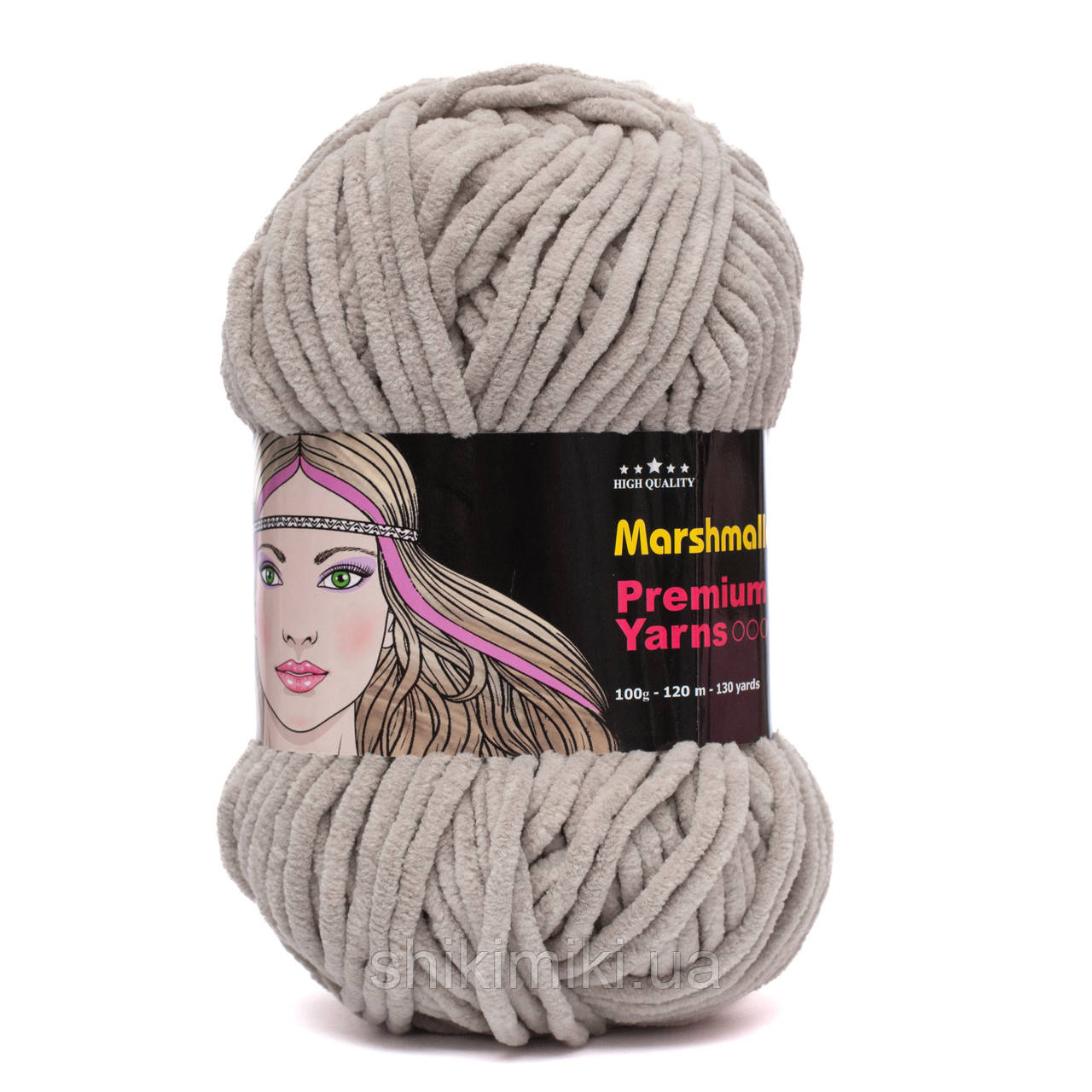 Плюшева пряжа Premium Yarns Marshmallow, колір капучино