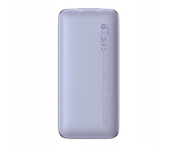 Зовнішній акумулятор  Powerbank Baseus 10000MAH 22.5W QC PD 3XUSB USB-C фіолетовий, фото 2
