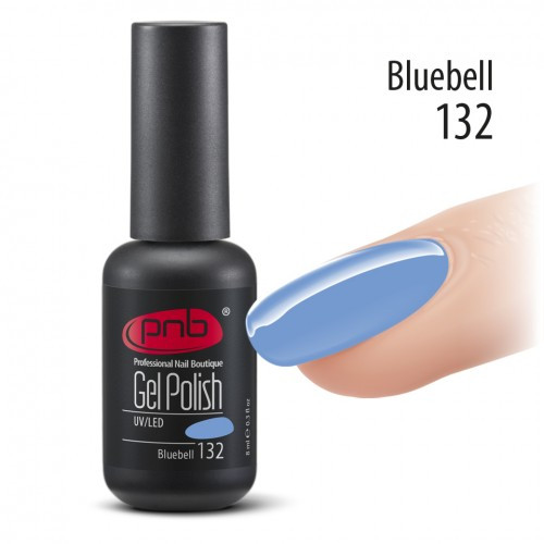 Гель-лак PNB 132 Bluebell (Темний блакитний)