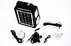 Портативна сонячна автономна система Solar FP-05WSL + FM радіо + Bluetooth + Бездротова зарядка, фото 2
