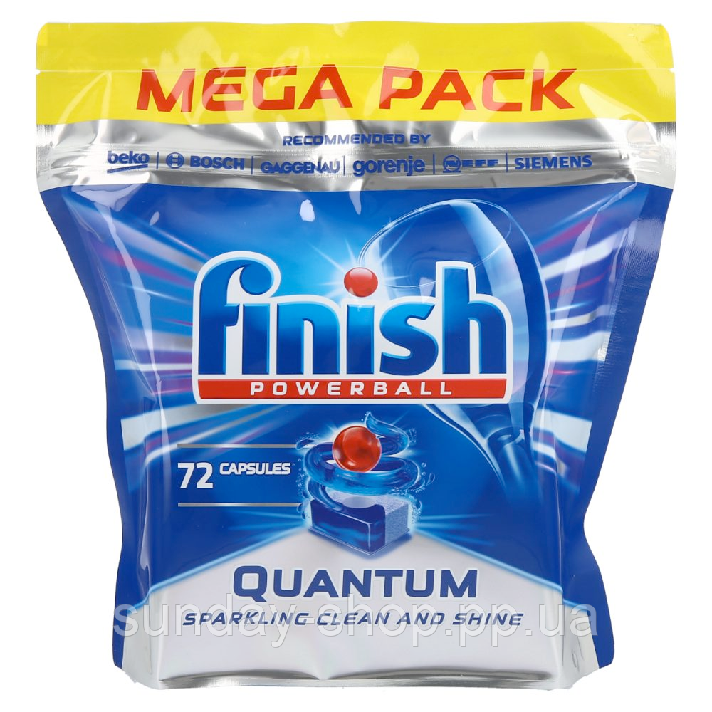 Купить Таблетки Finish Quantum для посудомоечной машины 72 шт., цена