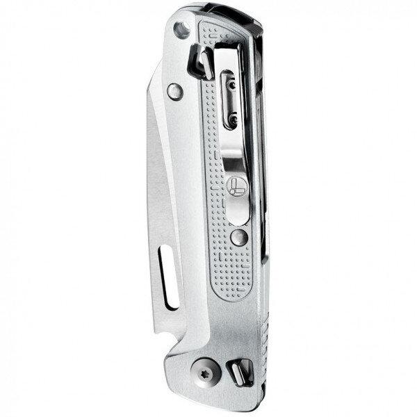 Складной нож мультиинструмент Leatherman 832663 Free K4x 9 функций 115 мм silver - фото 2 - id-p1720462819