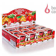 Свічки ароматизовані в склянці BARTEK Christmas Spices 115г, фото 2
