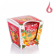 Свічки ароматизовані в склянці BARTEK Christmas Spices 115г, фото 3