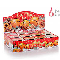 Свечи ароматизированные в стакане BARTEK Christmas Orange