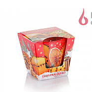 Свічки ароматизовані в склянці BARTEK Christmas Orange, фото 2