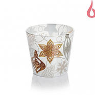 Свічки ароматизовані в склянці BARTEK Glamour Christmas, фото 2