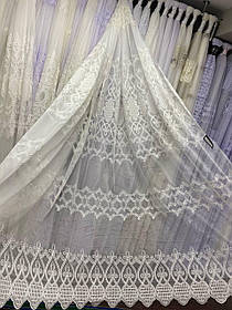 Тюль бамбук, шинель вишивка заввишки 2,8 м. двох відтінків