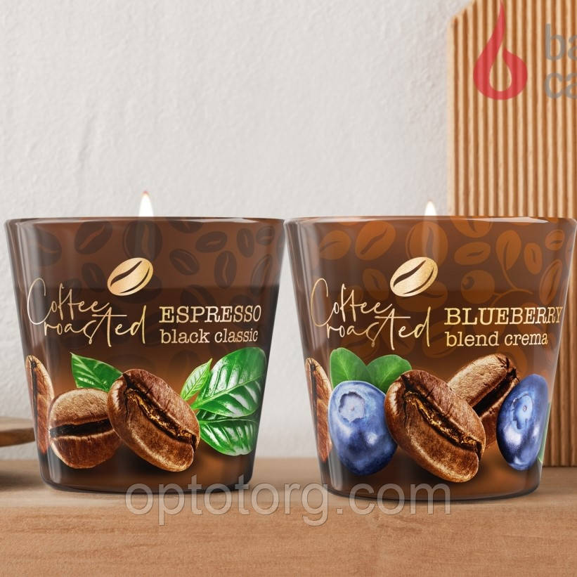 Свічки Bartek ароматизовані в склянці Coffee Еспресо