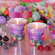 Свічки Bartek ароматизовані в склянці Fruitful 115 г, фото 2