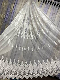 Тюль бамбук, шинель вишивка заввишки 2,8 м. двох відтінків