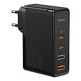 Мережевий зарядний пристрій Baseus GaN2 Pro Q.C 2C + Charger Type-C Cable 100W Black (CCGAN2P-L01) + кабель, фото 10